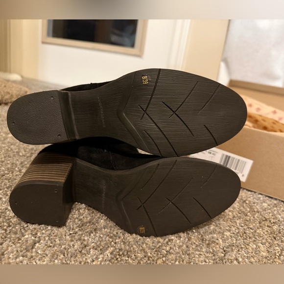 Extra Wide Calf - Lucky Brand Leather Boots - Size 8 - Picture 9 of 12